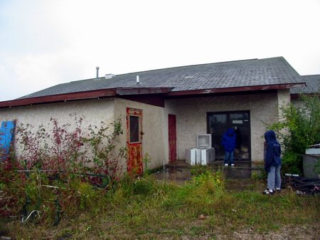 Sundowner Drive-In Theatre - Concession From Side - Photo From Water Winter Wonderland (newer photo)